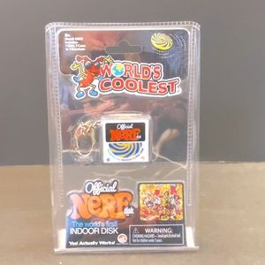 World's Coolest Official Nerf Disk New In Package Mini Toy
